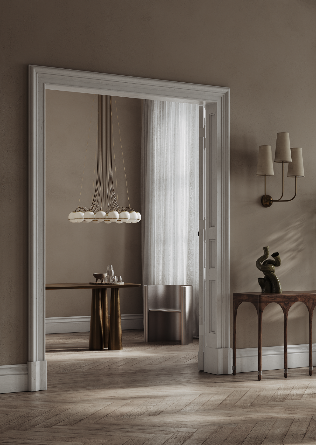 Bold Table limited edition mid-century inspired collectible dining table in walnut

Bold Table six tapered legs close-up, handcrafted in Australia