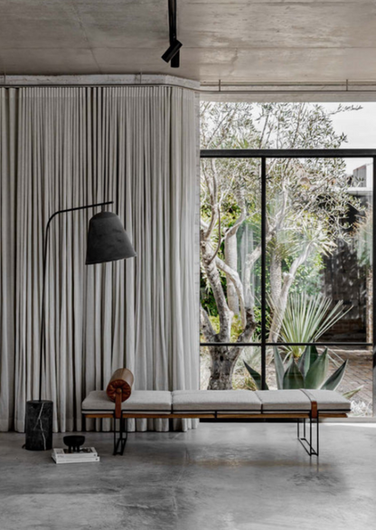 Coulee Daybed – limited-edition sculptural daybed in custom upholstery