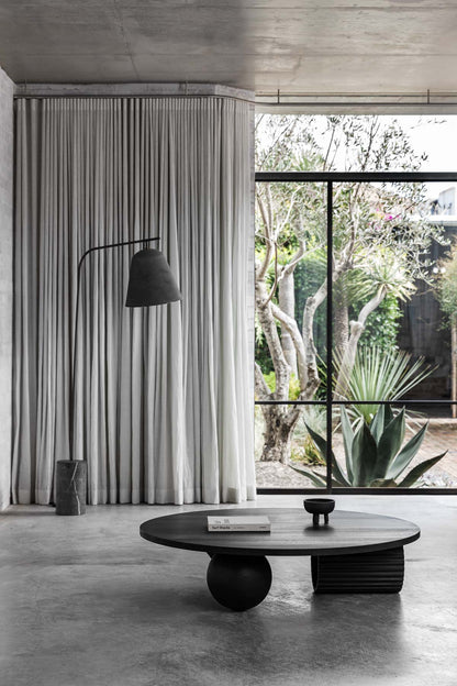 Underline Coffee Table – limited-edition fluted timber coffee table in American Oak