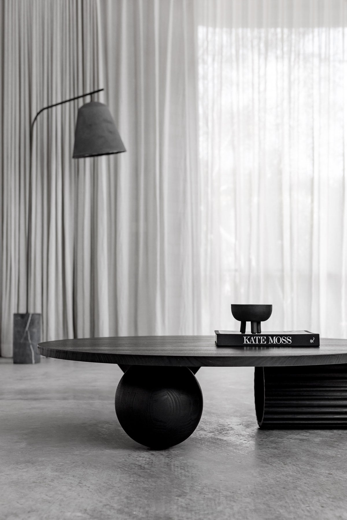 Underline Coffee Table – limited-edition fluted timber coffee table in American Oak